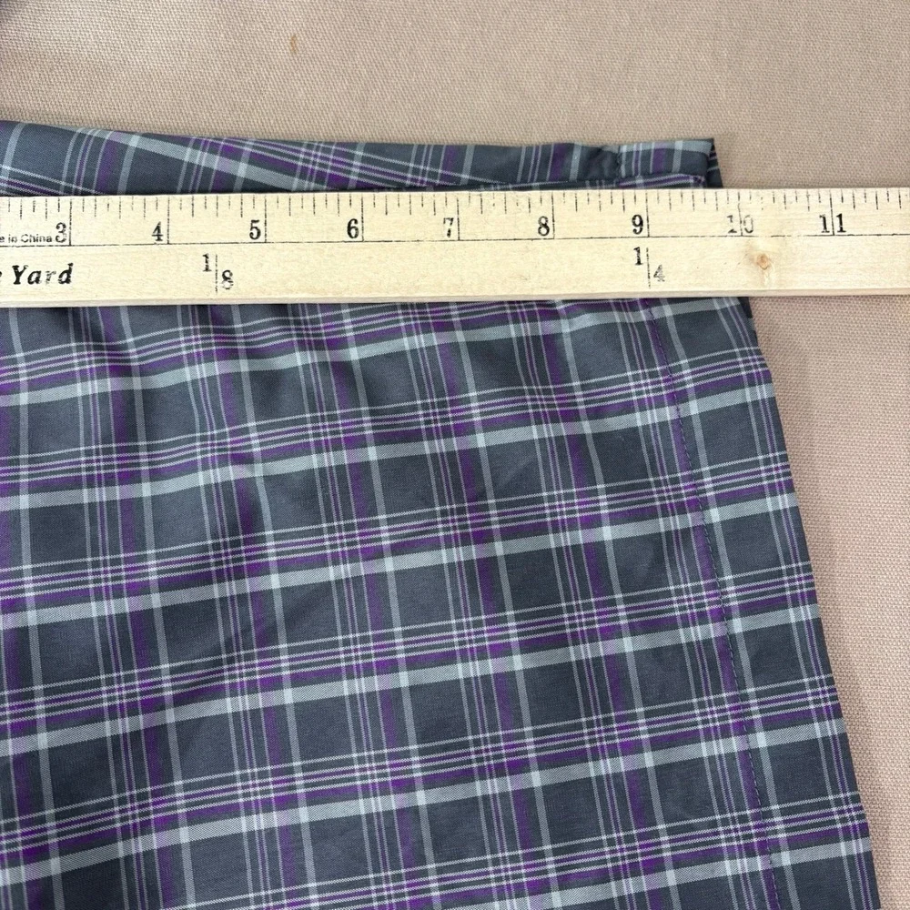 Ben Hogan Golf Shorts Mens 42W Gray Nine Iron Plaid Performance PowerWick UPF 15